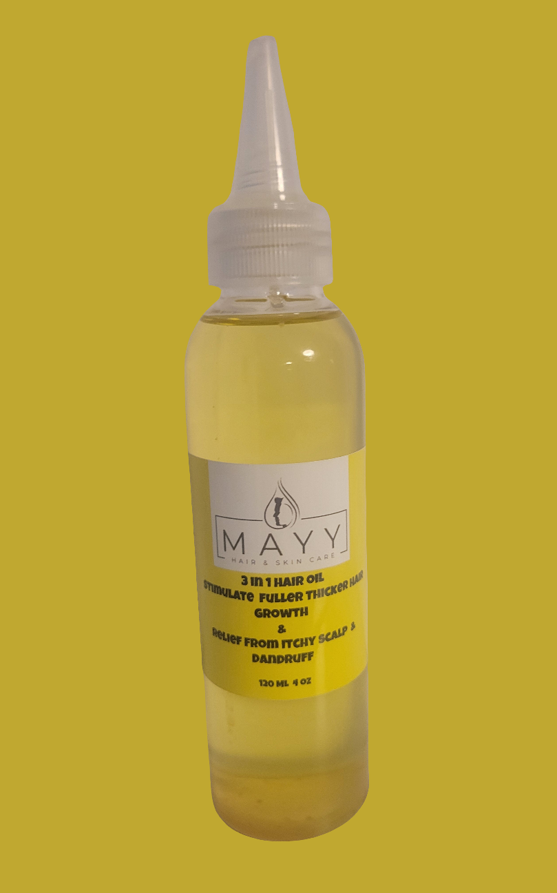 Mayy stimulating thicker & fuller hair growth oil