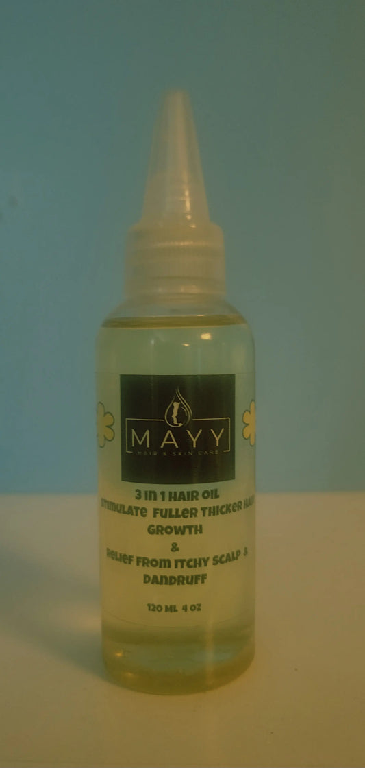 Mayy stimulating thicker & fuller hair growth oil